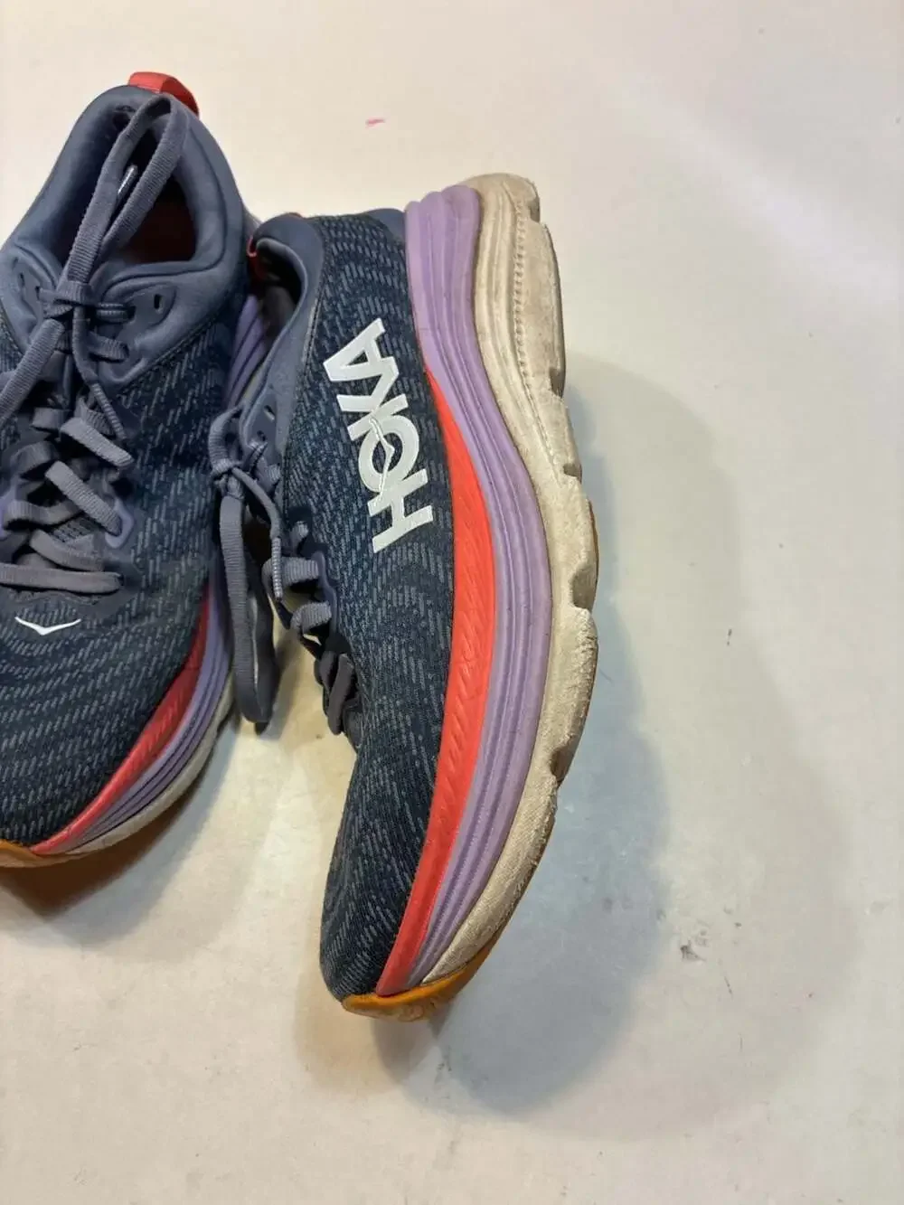 Hoka Gaviota 5 Anchor Grapefruit Women's Running Shoes
